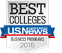 2016 U.S. News &amp; World Report Best Colleges Award Badge for Best Undergraduate Business Programs.