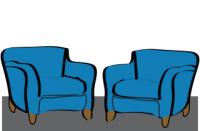 blue chairs logo