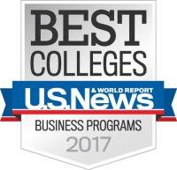 U.S. News Best Colleges award badge