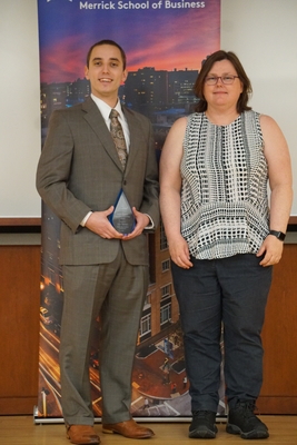 Scott Thomsen and Danielle Fowler for the Information Systems Award.