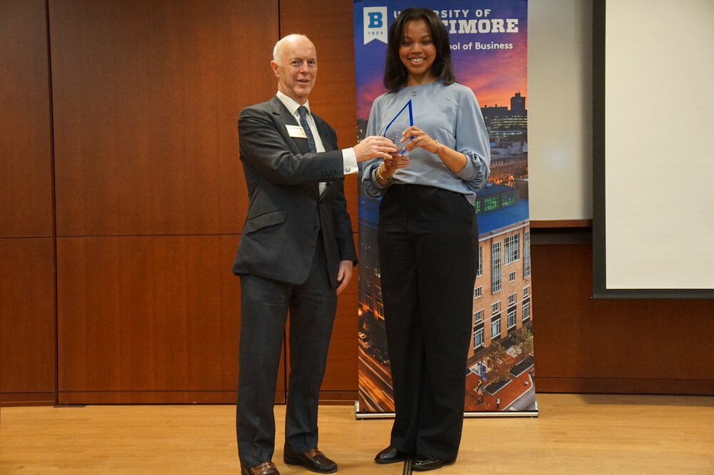 Amira Taylor, B.S. ‘22 earned the Finance Merit Award