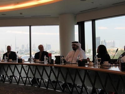 Director of Member Relations, Mahdi Al Maxim at the Dubai Chamber of Commerce and Industry.