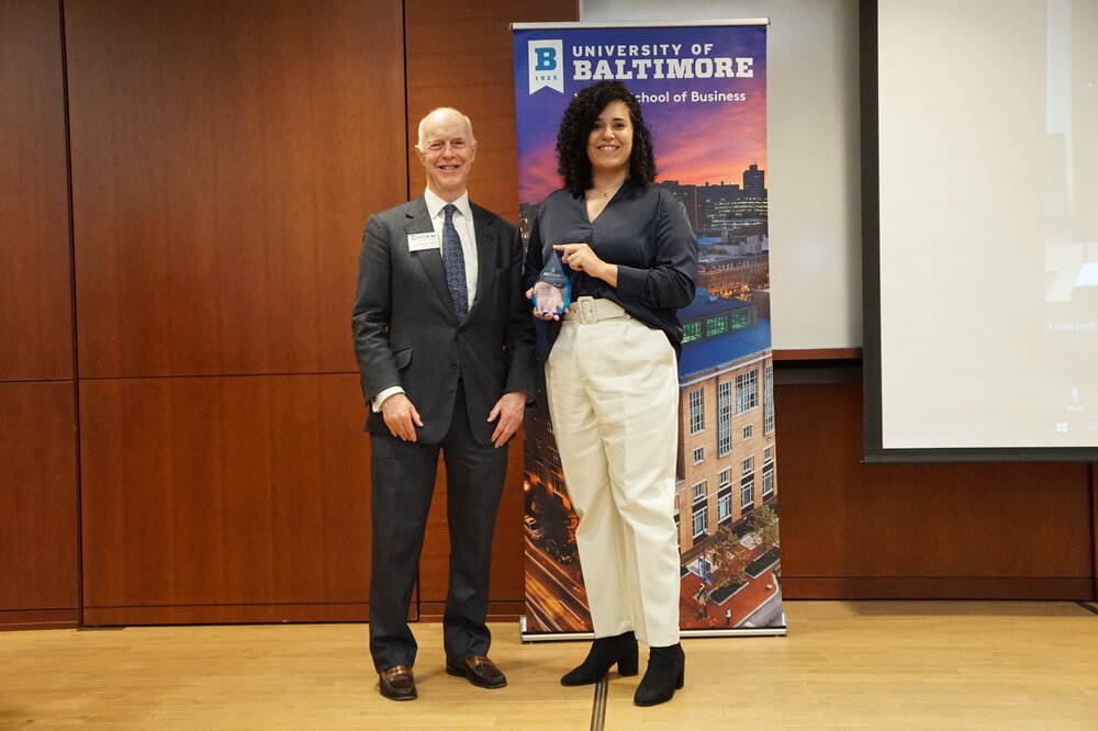 Andrea Camacho, B.S. ‘21 earned the International Business Merit Award 